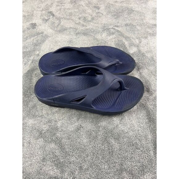 Oofos Unisex Ooriginal Sport Recovery Flip Flop Sandals M10 / W12 Blue Comfort main image 7